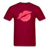 Luscious Lips Unisex Classic T-Shirt - dark red