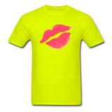 Luscious Lips Unisex Classic T-Shirt - safety green