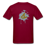 Soulstar Splatter Unisex Classic T-Shirt - burgundy