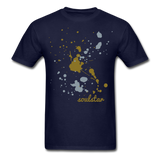 Soulstar Splatter Unisex Classic T-Shirt - navy