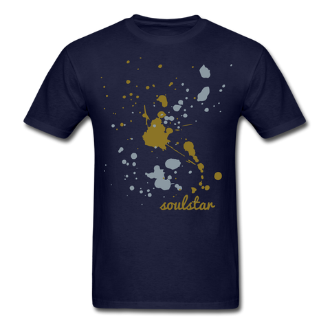 Soulstar Splatter Unisex Classic T-Shirt - navy