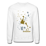 Soulstar Splatter Unisex Crewneck Sweatshirt - white