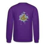 Soulstar Splatter Unisex Crewneck Sweatshirt - purple