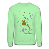 Soulstar Splatter Unisex Crewneck Sweatshirt - lime