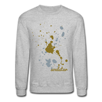 Soulstar Splatter Unisex Crewneck Sweatshirt - heather gray