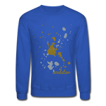 Soulstar Splatter Unisex Crewneck Sweatshirt - royal blue