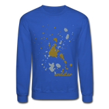 Soulstar Splatter Unisex Crewneck Sweatshirt - royal blue