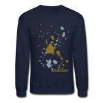 Soulstar Splatter Unisex Crewneck Sweatshirt - navy