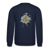 Soulstar Splatter Unisex Crewneck Sweatshirt - navy