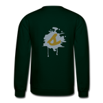 Soulstar Splatter Unisex Crewneck Sweatshirt - forest green