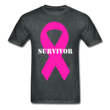 Cancer Survivor Ultra Cotton Adult T-Shirt - deep heather
