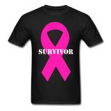Cancer Survivor Ultra Cotton Adult T-Shirt - black