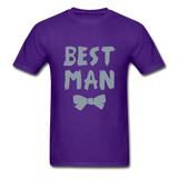 Best Man Ultra Cotton Adult T-Shirt - purple