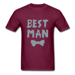 Best Man Ultra Cotton Adult T-Shirt - burgundy