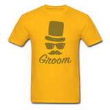 Groom Ultra Cotton Adult T-Shirt - gold