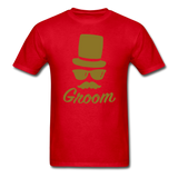Groom Ultra Cotton Adult T-Shirt - red