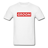 Red Groom Ultra Cotton Adult T-Shirt - white
