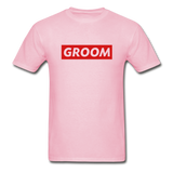 Red Groom Ultra Cotton Adult T-Shirt - light pink