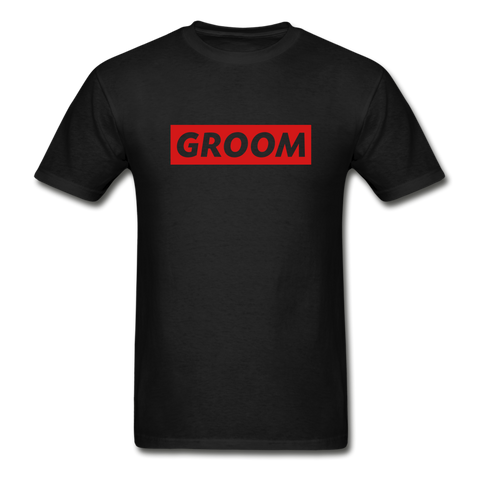 Red Groom Ultra Cotton Adult T-Shirt - black