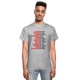 Black Excellence in History Adult T-Shirt - heather gray
