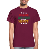 Black History Every Month Adult T-Shirt - burgundy