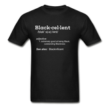 Blackcellent Adult T-Shirt - black