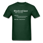 Blackcellent Adult T-Shirt - forest green