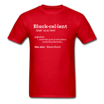 Blackcellent Adult T-Shirt - red