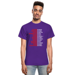 Black Excellence in History Adult T-Shirt - purple