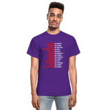 Black Excellence in History Adult T-Shirt - purple