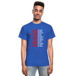 Black Excellence in History Adult T-Shirt - royal blue