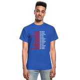 Black Excellence in History Adult T-Shirt - royal blue