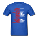 Black Excellence in History Adult T-Shirt - royal blue