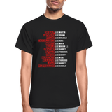 Black Excellence in History Adult T-Shirt - black