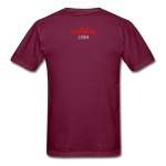 Black Excellence in History Adult T-Shirt - burgundy