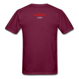 Black Excellence in History Adult T-Shirt - burgundy