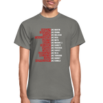 Black Excellence in History Adult T-Shirt - charcoal