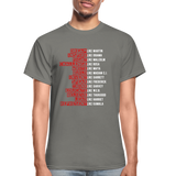 Black Excellence in History Adult T-Shirt - charcoal