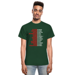 Black Excellence in History Adult T-Shirt - forest green