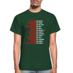 Black Excellence in History Adult T-Shirt - forest green