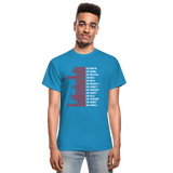 Black Excellence in History Adult T-Shirt - turquoise