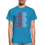 Black Excellence in History Adult T-Shirt - turquoise