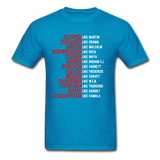 Black Excellence in History Adult T-Shirt - turquoise