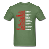 Black Excellence in History Adult T-Shirt - military green