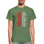 Black Excellence in History Adult T-Shirt - military green