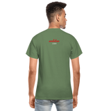 Black Excellence in History Adult T-Shirt - military green