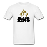 Black King Adult T-Shirt - white