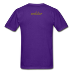 Black King Adult T-Shirt - purple