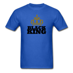 Black King Adult T-Shirt - royal blue