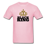 Black King Adult T-Shirt - light pink